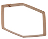 Copper Cookie Cutter-3-D Block