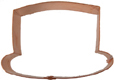 Copper Cookie Cutter-Cake