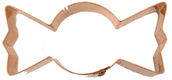 Copper Cookie Cutter-Wrapped Candy