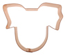 Copper Cookie Cutter - Dog Face