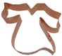 Copper Cookie Cutter-Grad Gown