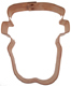 Copper Cookie Cutter-Monster Face