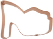 Copper Cookie Cutter-Platform Shoe