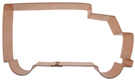 Copper Cookie Cutter-Delivery Truck