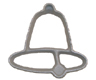 Rosette Mold-Open Bell