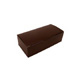 1 lb. One-Piece Folding Brown Candy Box