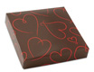 1/2 lb. Two-Piece Contruction Folding Hearts Box