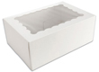 Cupcake Box - 6 Count White