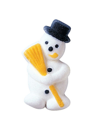 Dec-Ons® Molded Sugar - Snowman