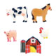 Dec-Ons® Molded Sugar - Farm Animal Assortment