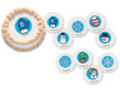 Winter Time Mini Edible Image® Decorations