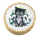 Edible Image® - Kitten with Flowers