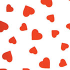 Chocolate Transfer Sheet-Valentine Hearts