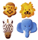 Dec-Ons® Molded Sugar - Jungle Animal Assortment