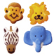 Dec-Ons® Molded Sugar - Jungle Animal Assortment