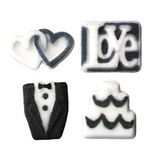 Dec-Ons® Molded Sugar - Wedding Assortment
