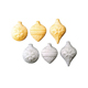 Dec-Ons® Molded Sugar - Shimmer Ornaments