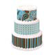Edible Image® Prints - Tall Variety Aqua Paisley
