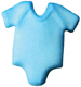Dec-Ons® Molded Sugar - Baby Blue Onepiece