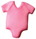 Dec-Ons® Molded Sugar - Baby Pink Onepiece