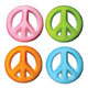 Dec-Ons® Molded Sugar - Peace Sign