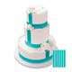 Edible Image® Shimmer RibbonsT- Turquoise