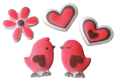 Dec-Ons® Molded Sugar - Love Birds Assortment