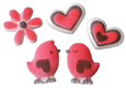 Dec-Ons® Molded Sugar - Love Birds Assortment