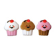 Dec-Ons® Molded Sugar - Happy Face Cupcake