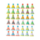 Dec-Ons® Molded Sugar - Party Hats