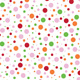 Chocolate Transfer Sheet - Bright Polka Dots