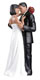 Cake Topper- Tender Moment Couple-African American