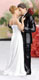 Cake Topper- Tender Moment Couple- Caucasian