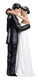 Cake Topper- Tender Moment Couple- Hispanic