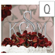 "Q" Small - 2.5" Silver Monogram
