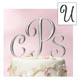 Large Silver Monogram "U"