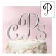 Small Silver Monogram "P"