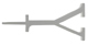 "Y" Small- 2.5" White Monogram