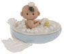 Baby in Tub- Blue African American