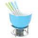 Fondue Set- Blue