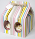 Cupcake Box - Pink Striped