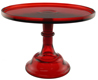 Cake Stand -  Red 12"
