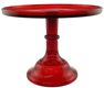 Cake Stand - Red 9"
