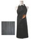 Apron- Black & White Pinstripe