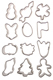 Mini Cutter Set - Holiday