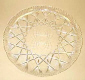Scalloped Plastic "Crystal" Dish