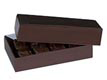 Chocolate Brown Candy Box 2 piece folding, 1/4 lb.