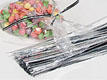 6" Twist Ties-Metallic Silver