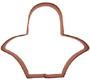 Copper Cookie Cutter-Easter Basket