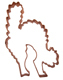 Copper Cookie Cutter-Cat